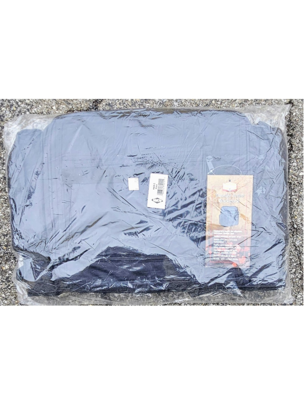 Alvin Heritage Traveler Artist Backpack Black 15"L x 6"W x 12"D Pack-C Sealed
